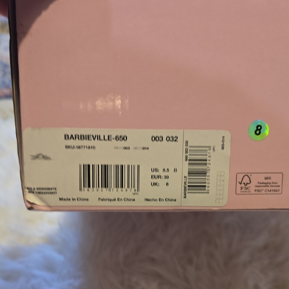 Aldo Barbie Pink Glitter Slide Sandals - Picture 4 of 4